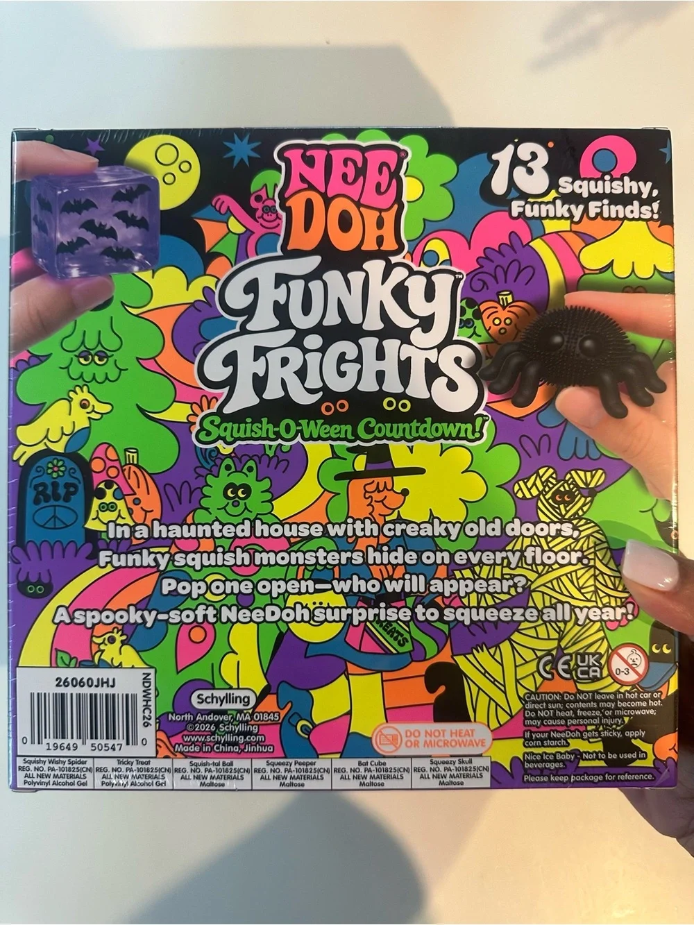 NeeDoh Funky Frights Squish-O-Ween Countdown